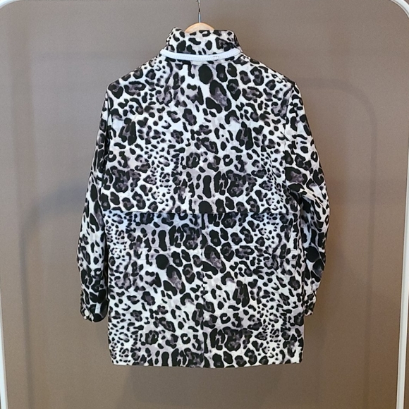 SANDRO animal print rain jacket - size small - Picture 3 of 4